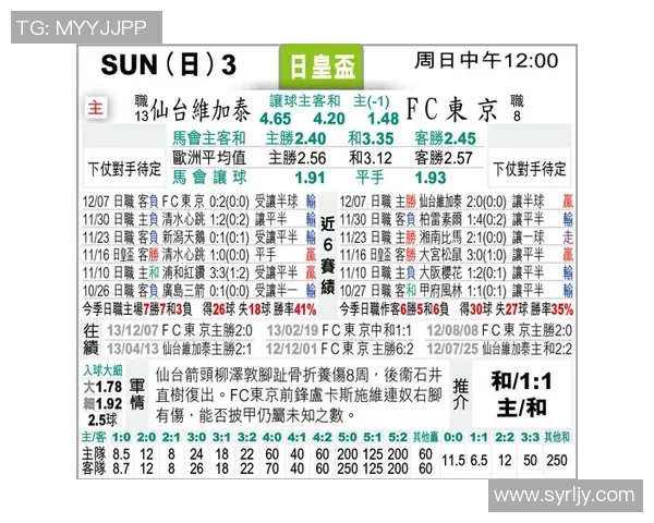 东京FC赛程全解析及赛季精彩赛事一览